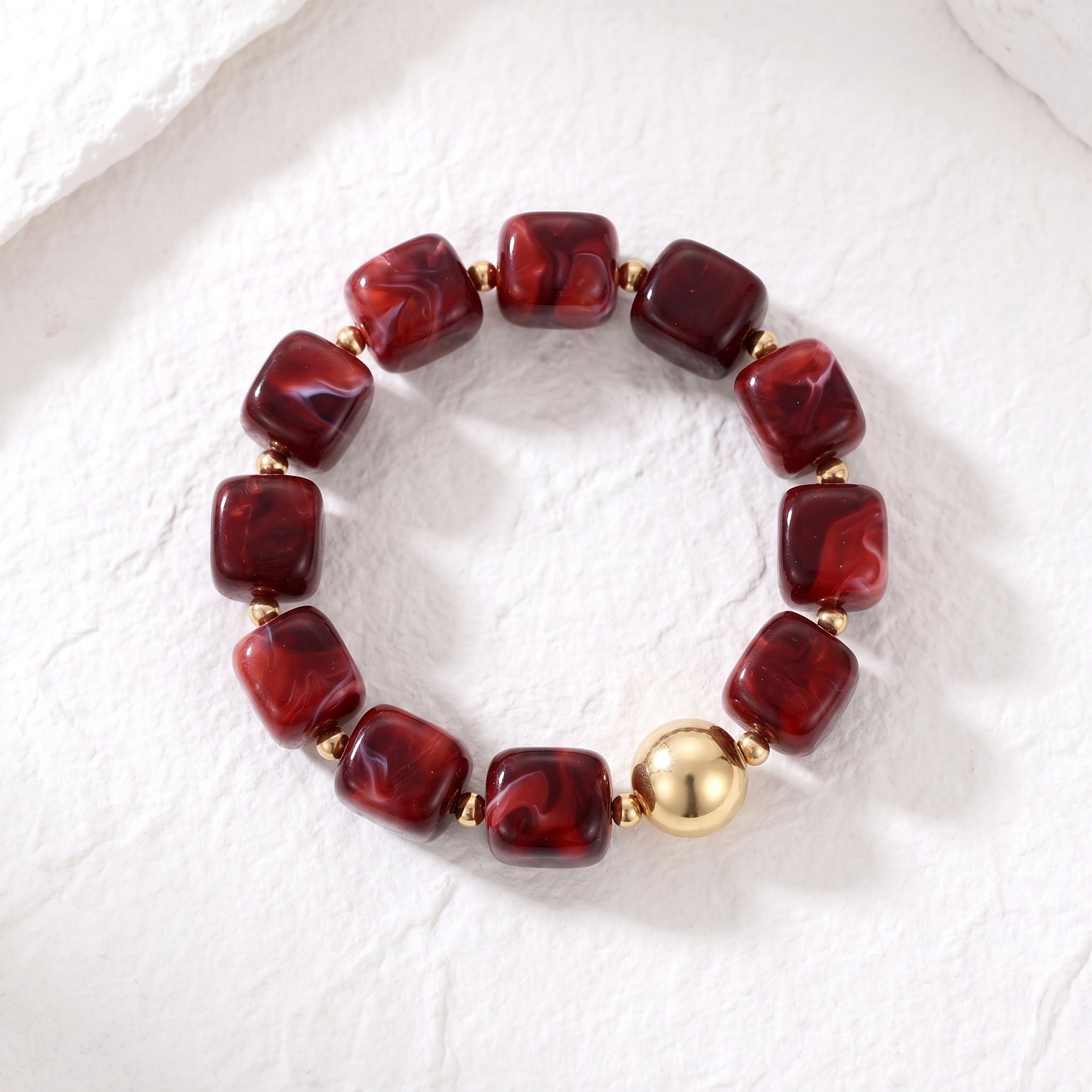 Pulseira robusta Eclipse Escarlate