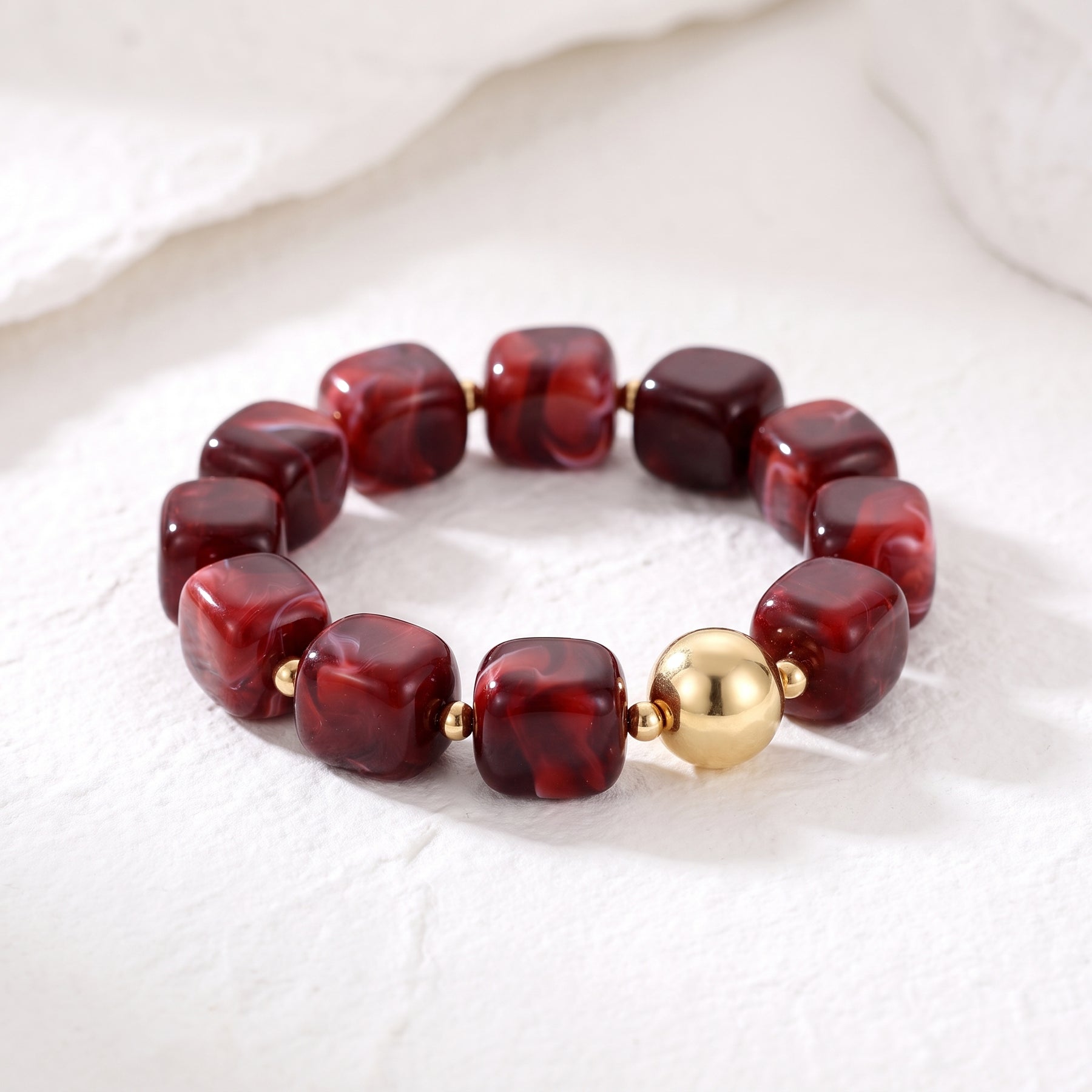 Pulseira robusta Eclipse Escarlate