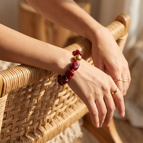 Pulseira robusta Eclipse Escarlate