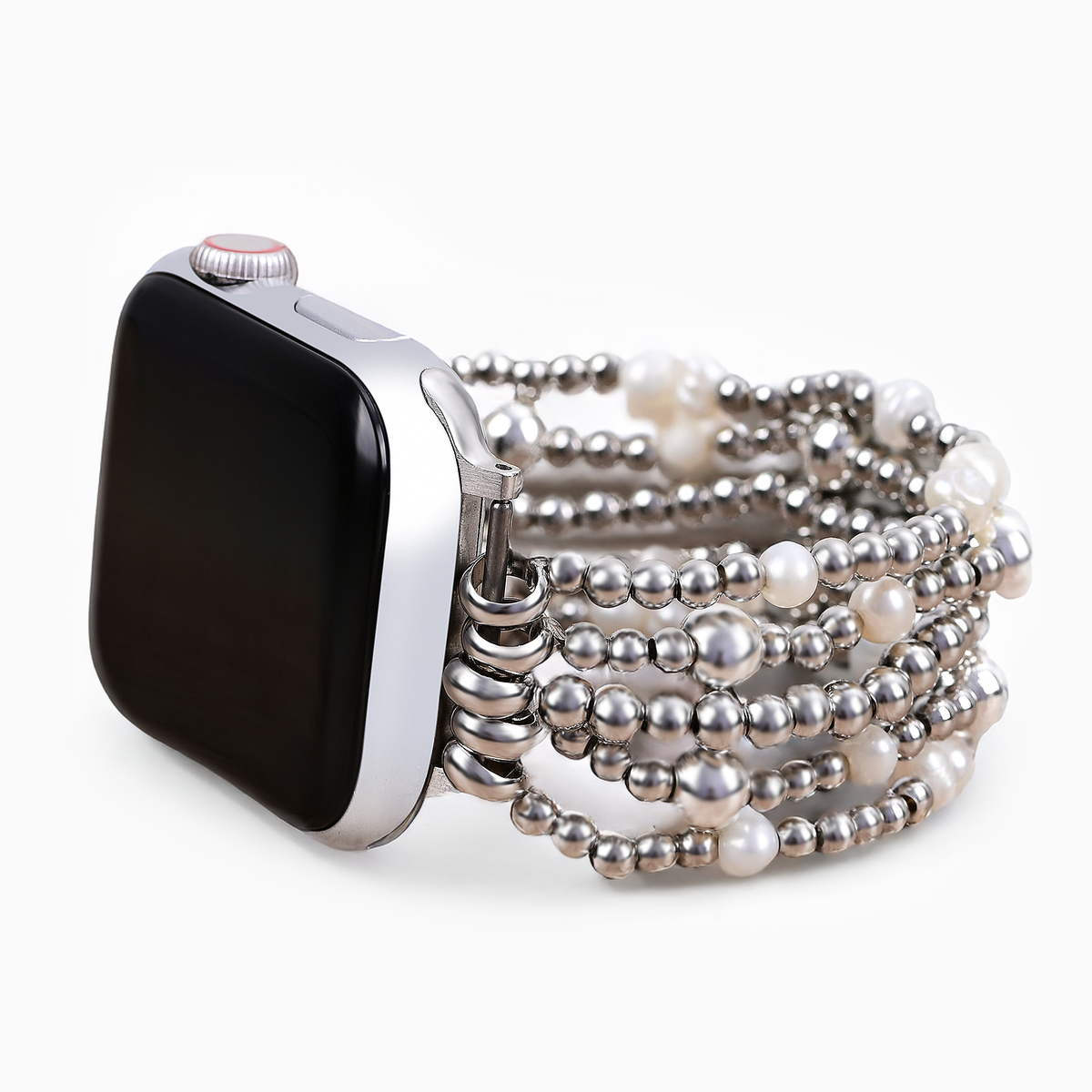 Pulseira Elástica Perolada Brilhante para Apple Watch
