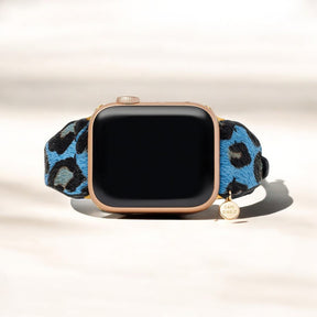 Pulseira Wild Azure Leather para Apple Watch