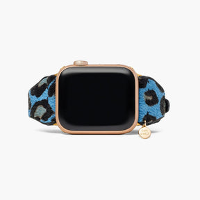 Pulseira Apple Watch em couro Azure selvagem