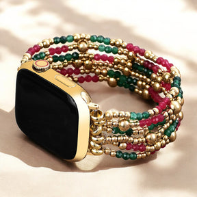 Pulseira Christmas Glow Stretch para Apple Watch