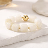 Pulseira robusta Marfim ao Luar