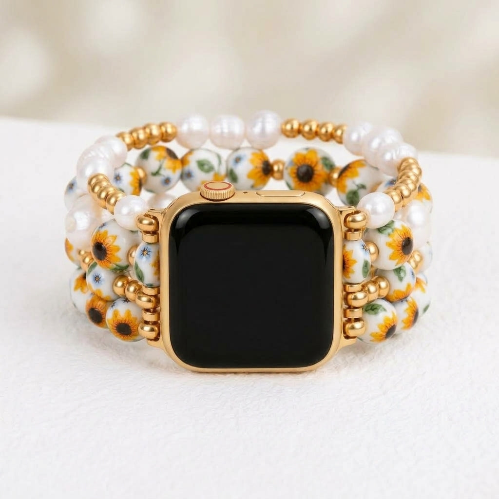 Pulseira para Apple Watch Porcelain Garden Florescer ao Sol