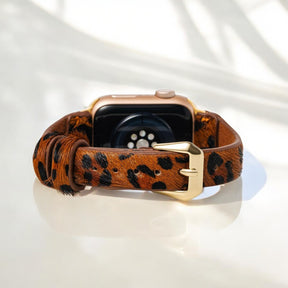 Pulseira Apple Watch de Couro Marrom Panthera