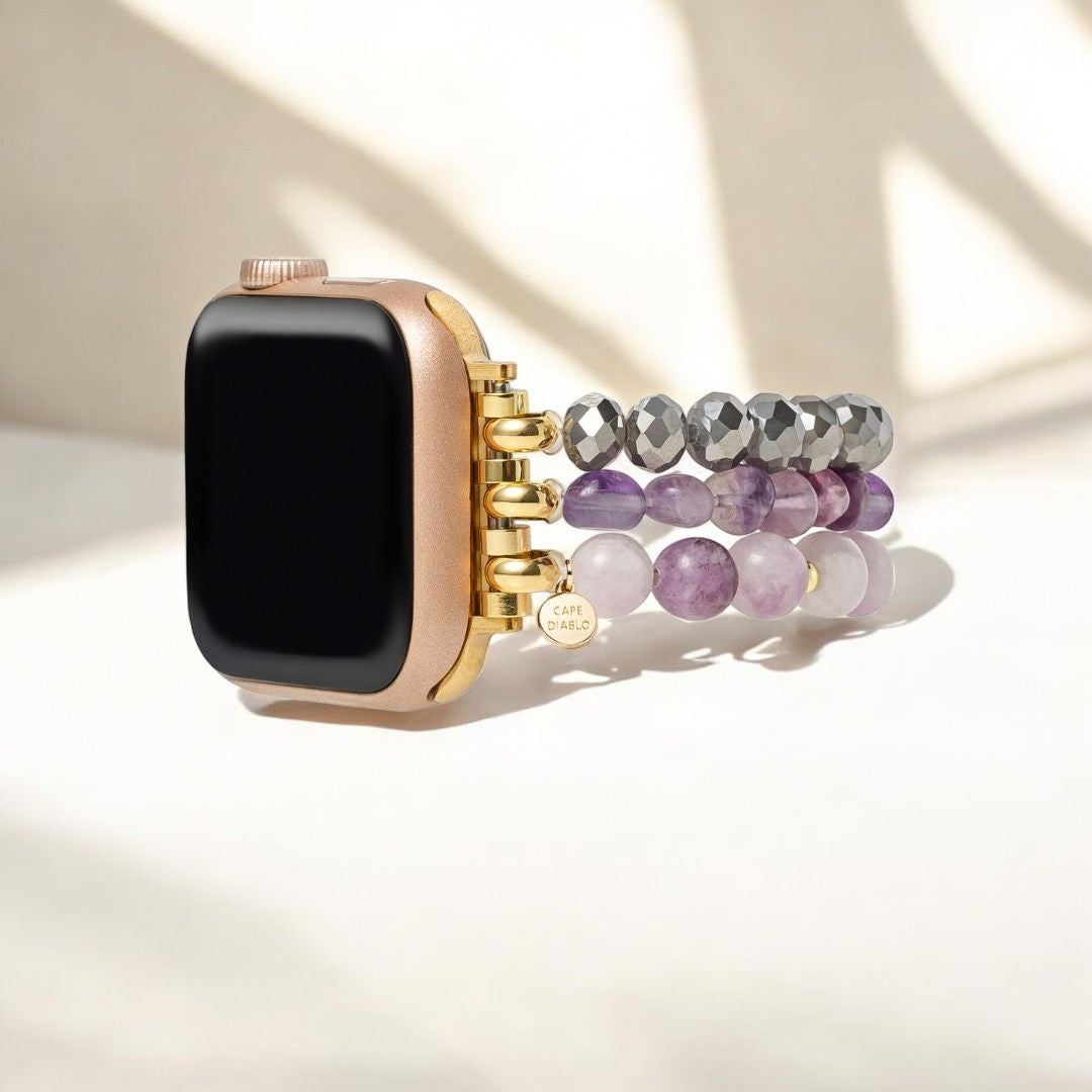 Pulseira Lepidolite Glow para Apple Watch