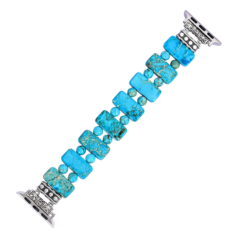 Pulseira elástica Serenity Turquoise para Apple Watch