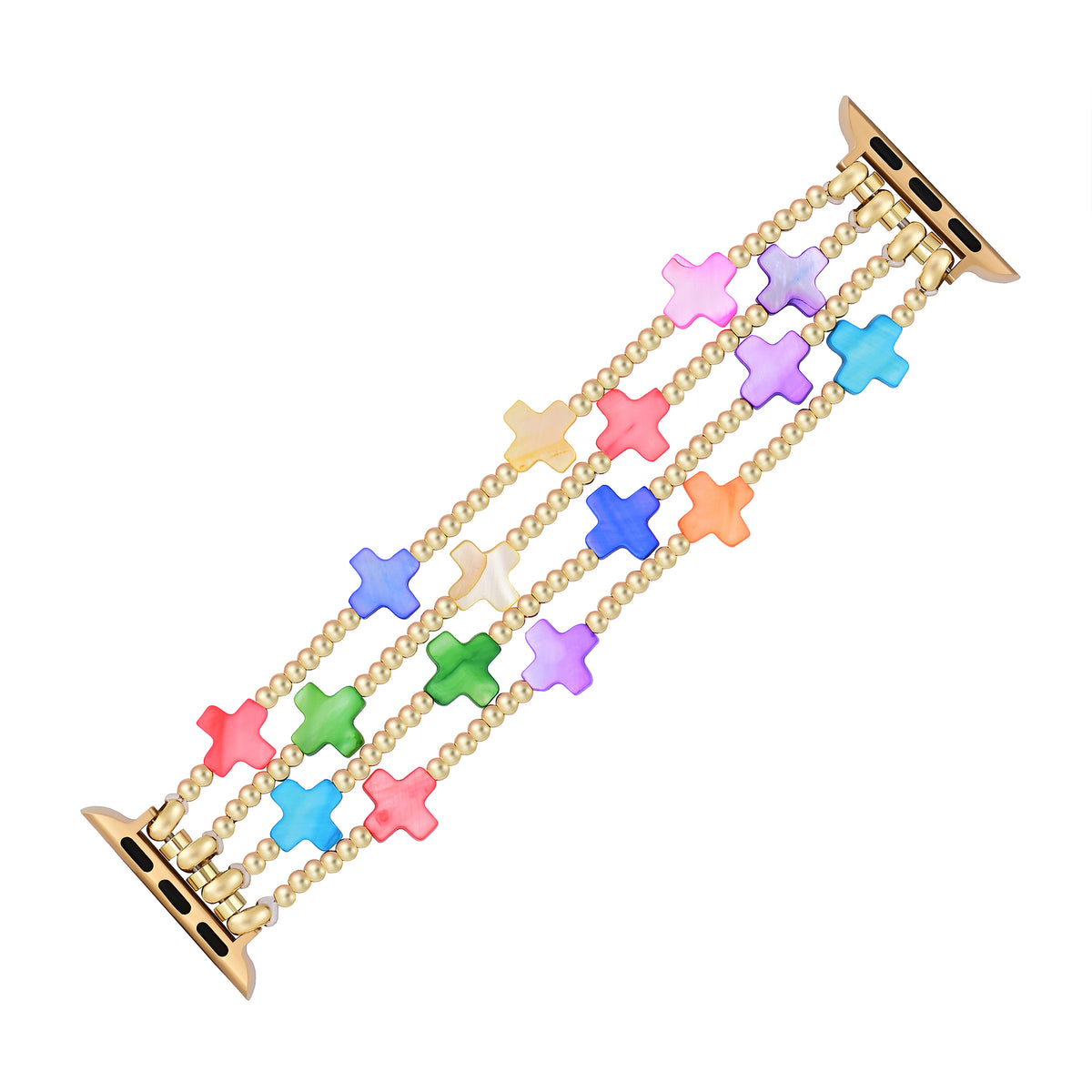 Pulseira Chakra Cross Stretch para Apple Watch