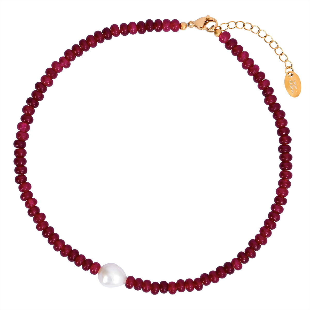 Colar Harmonia de Pérola de Jade