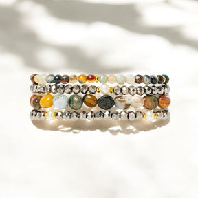Pulseira Agate Pearl Cascade para Apple Watch