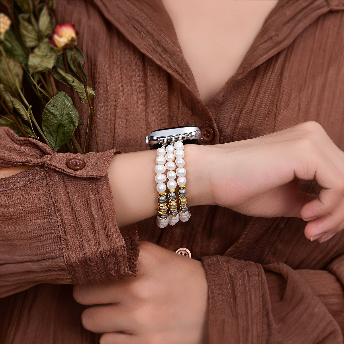 Pulseira Majestic Moonlight Stretch para Apple Watch
