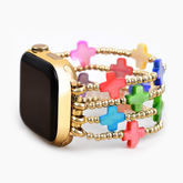 Pulseira Chakra Cross Stretch para Apple Watch