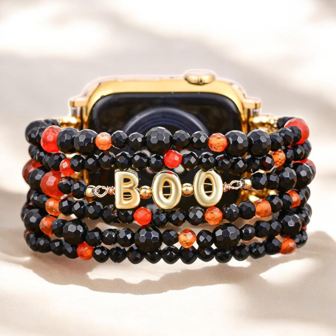 Pulseira Apple Watch Halloween Abóbora