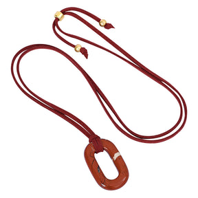 Colar Serenidade Redstone de Camurça