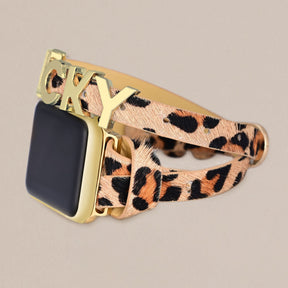 Pulseira de couro para Apple Watch Lucky Safari