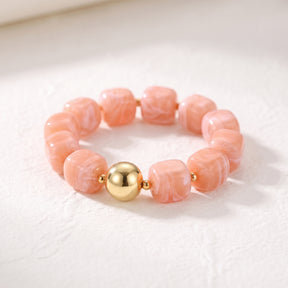 Pulseira robusta Coral Dream