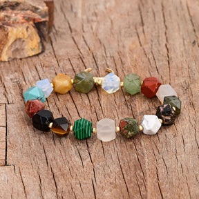 Pulseira de Encanto de Amor com Pedra da Lua