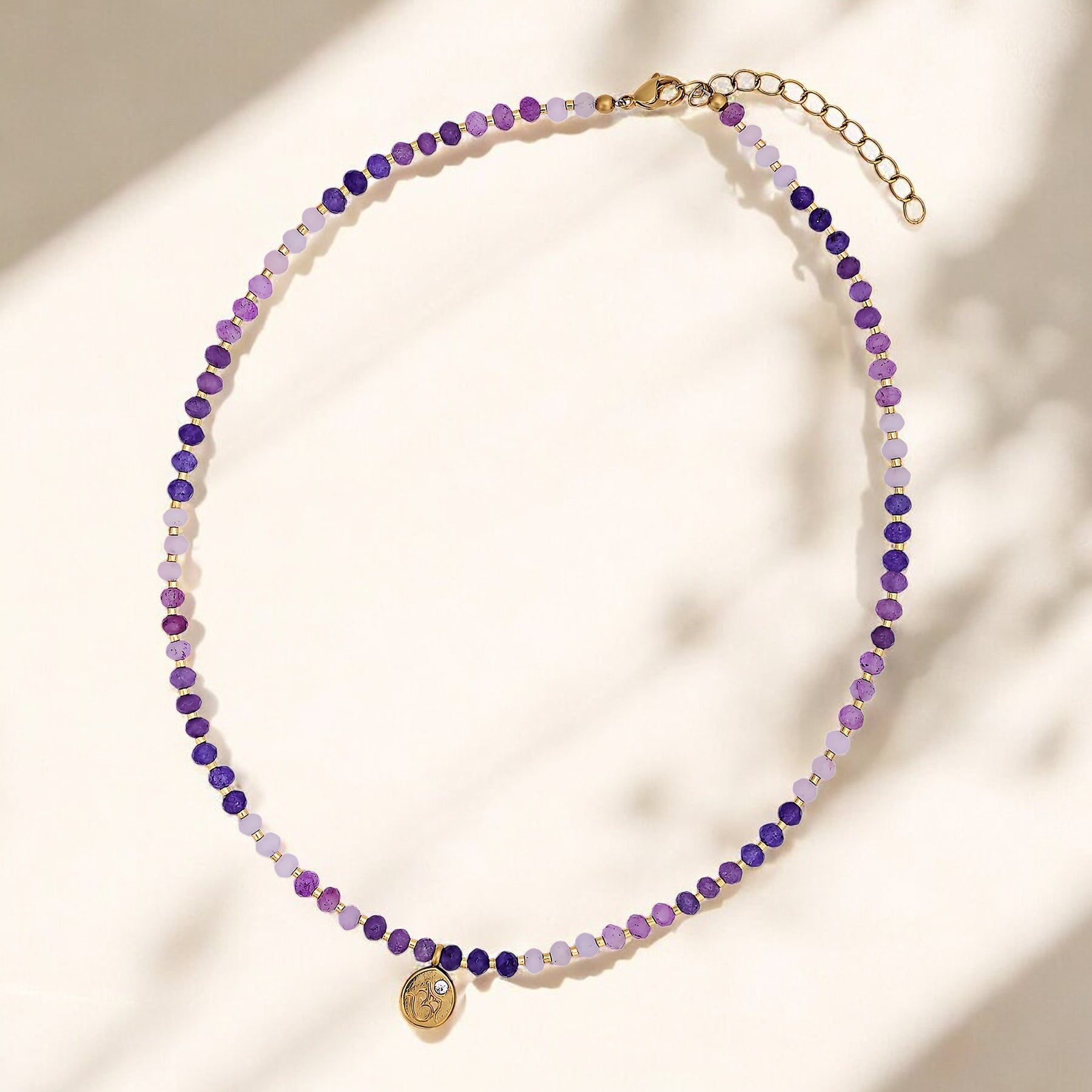 Colar de Jade Lavanda Bliss