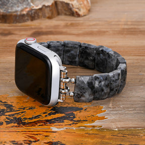 Pulseira Elástica Pedra Equilíbrio Meia-Noite para Apple Watch