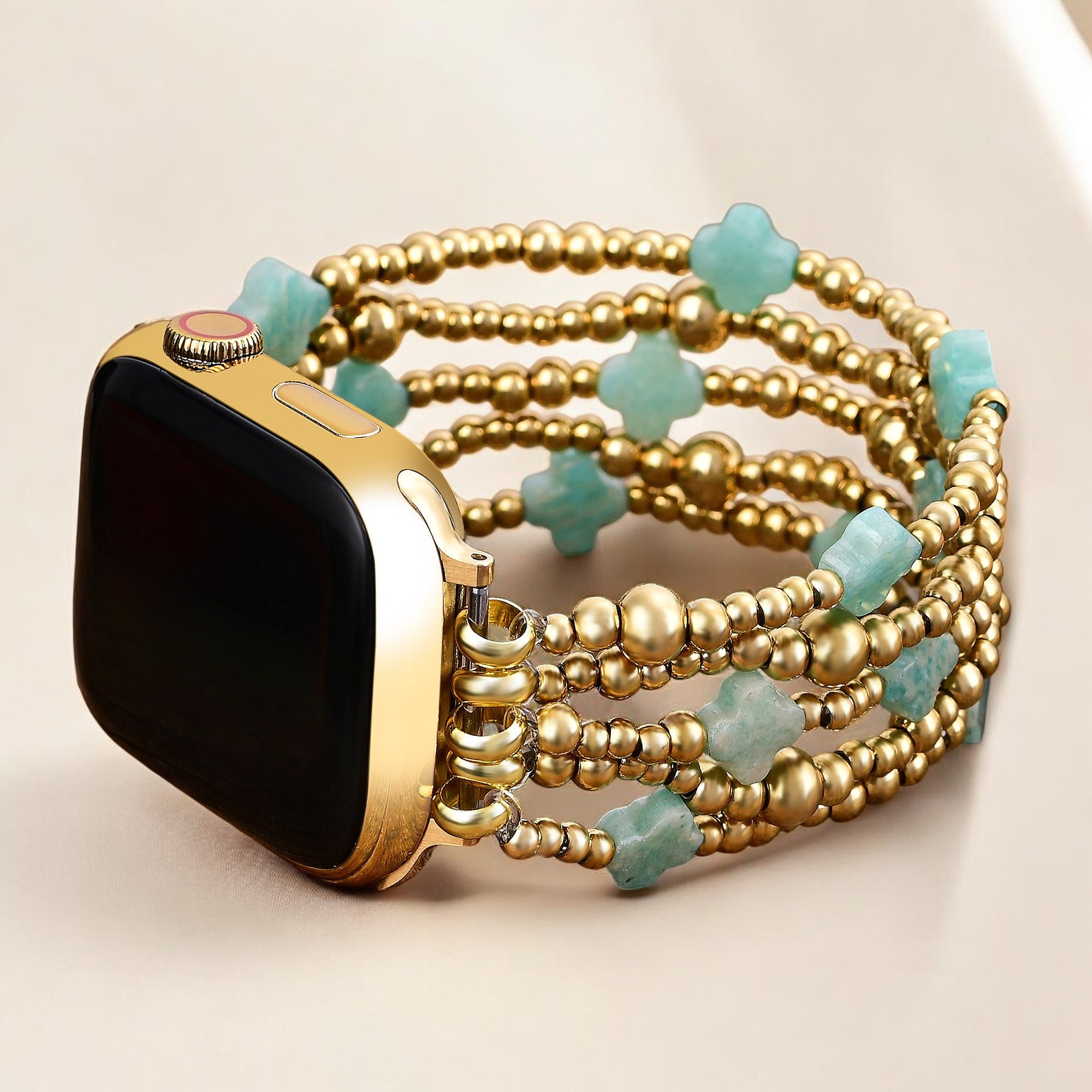 Pulseira Serene Blue Cross Stretch para Apple Watch