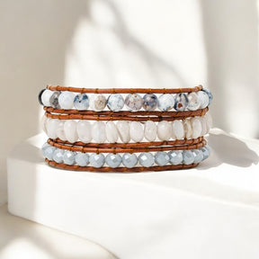 Pulseira Artesanal White Harmony Wrap