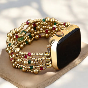 Pulseira Elástica Merry Clover Gold para Apple Watch