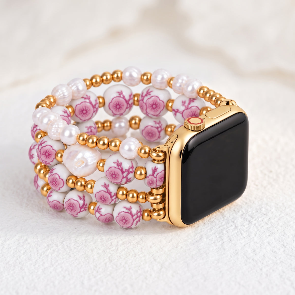 Pulseira para Apple Watch Porcelain Garden Flor de Cerejeira