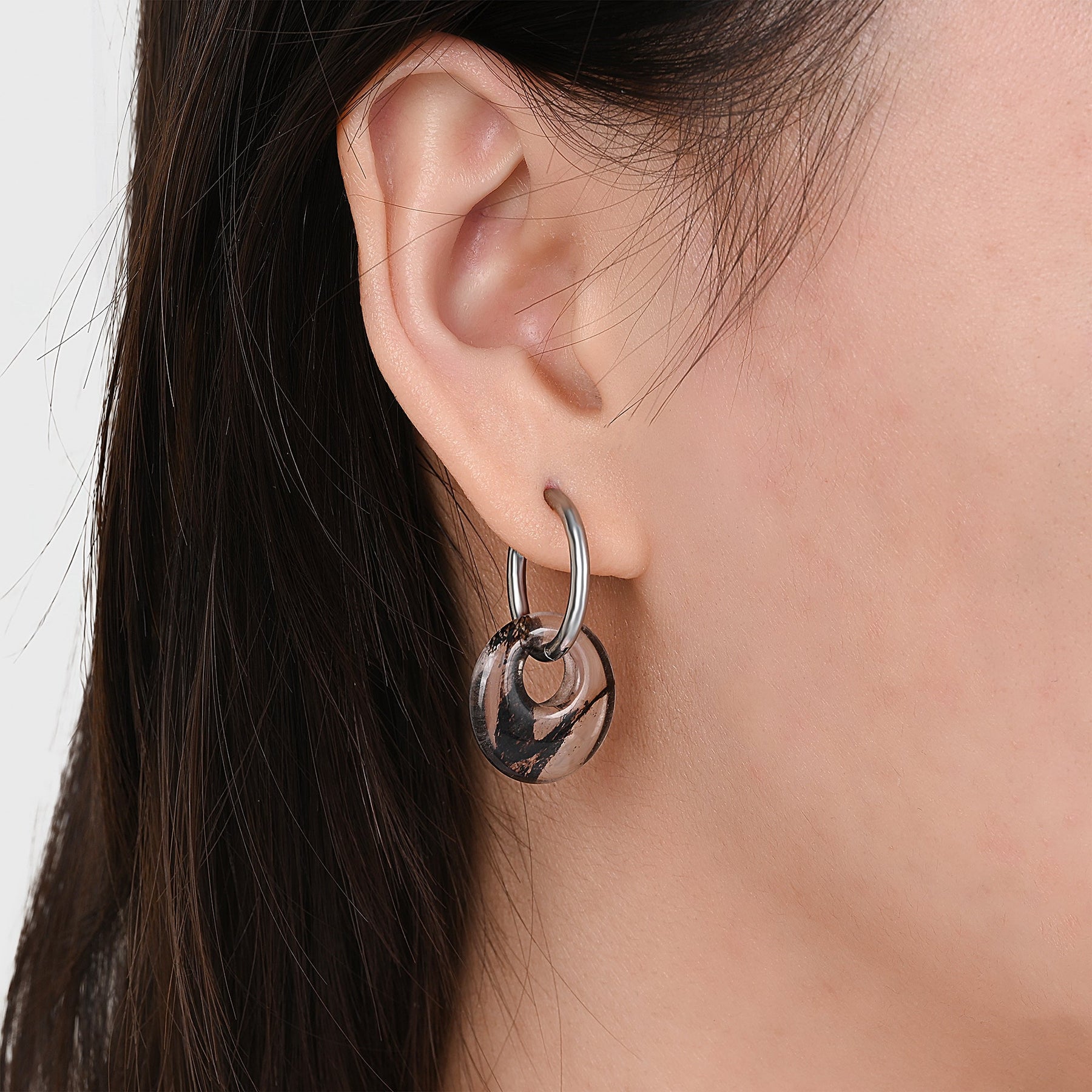 Brincos Eclipse Quartz