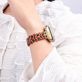 Pulseira Elástica Christmas Charm para Apple Watch