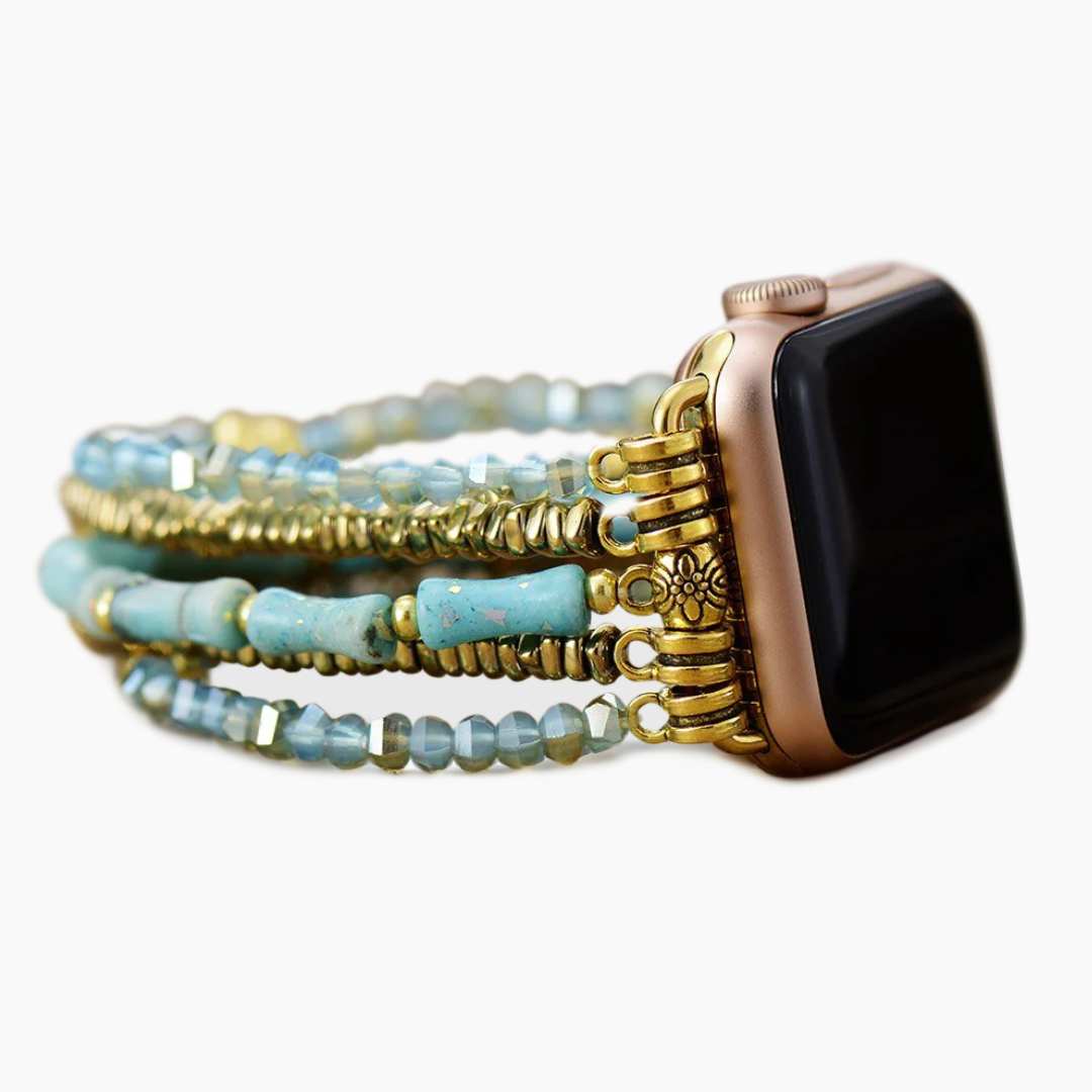 Pulseira Jade Glimmer Stretch para Apple Watch