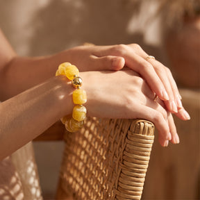 Pulseira robusta Sunlit Honey