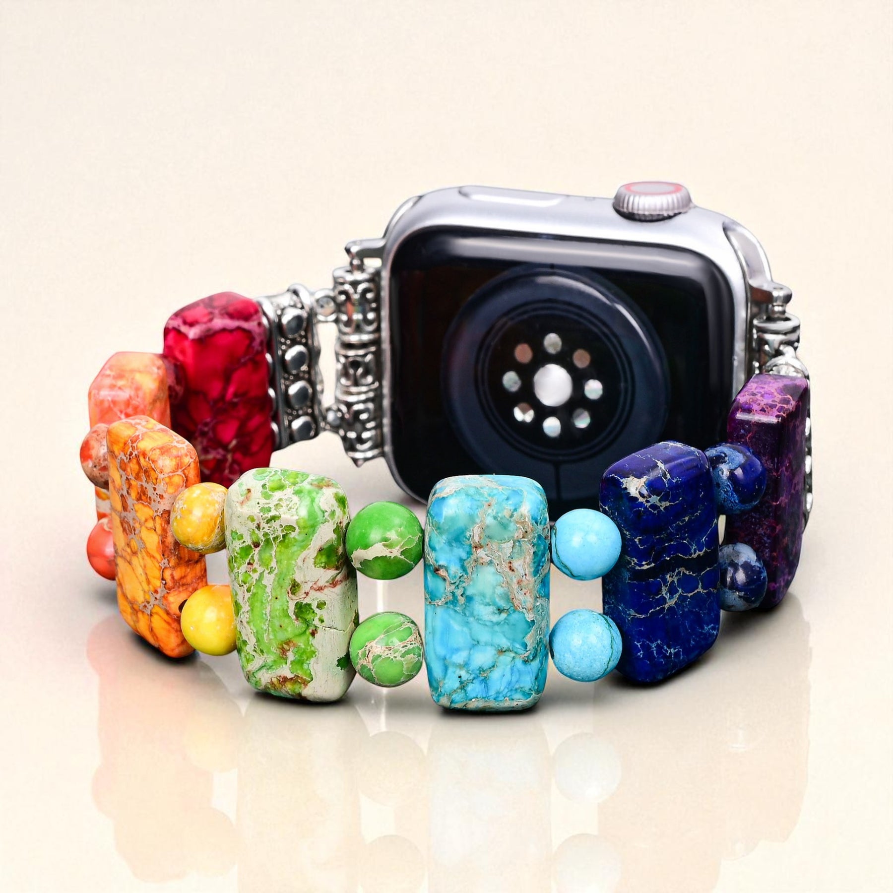 Pulseira Sacred Chakra Stretch para Apple Watch