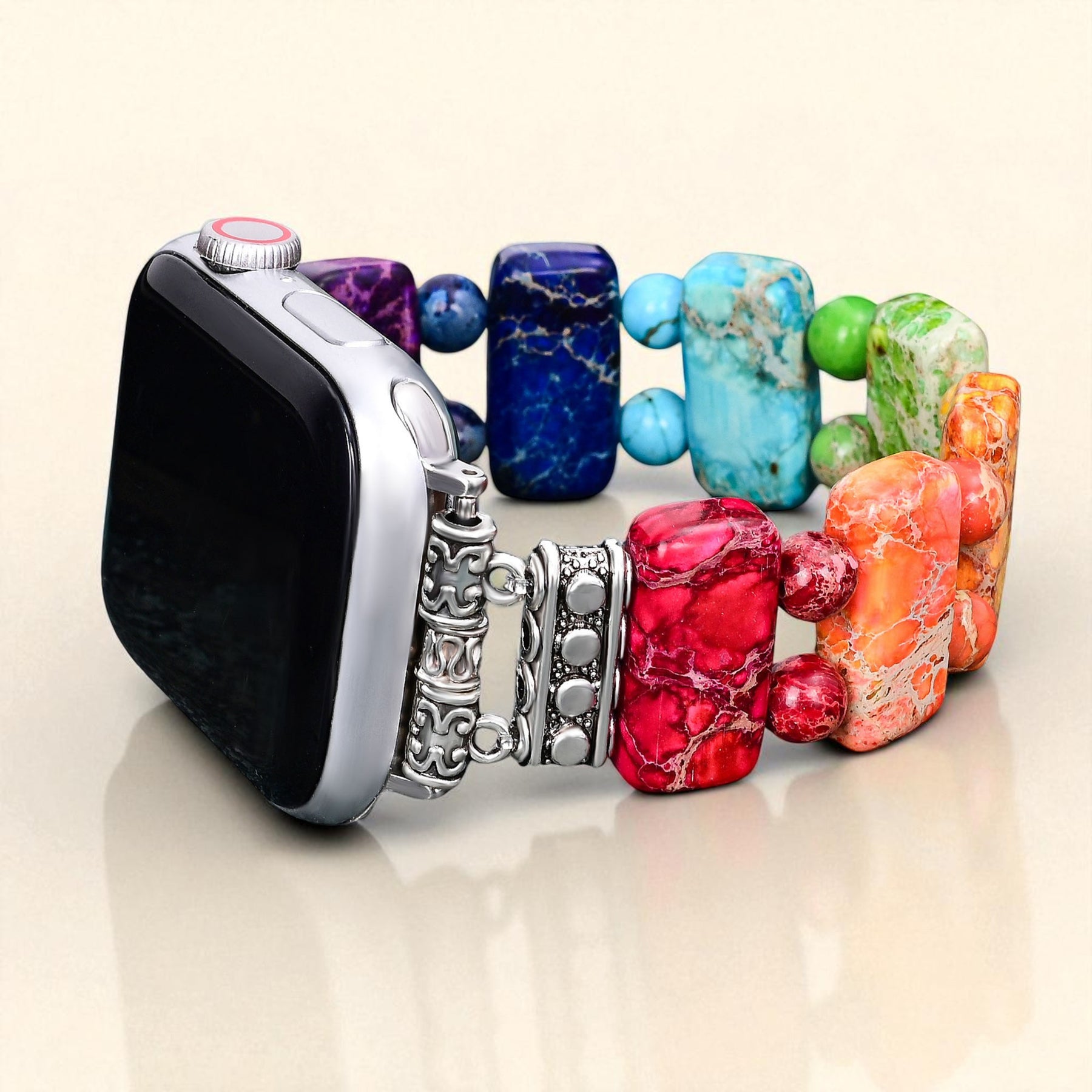 Pulseira Sacred Chakra Stretch para Apple Watch
