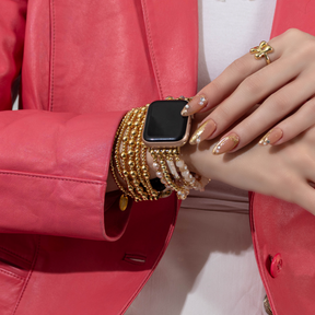 Pulseira Pearly Rosette Stretch para Apple Watch