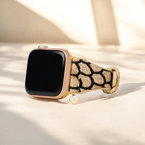 Pulseira de Couro Midnight Scales para Apple Watch