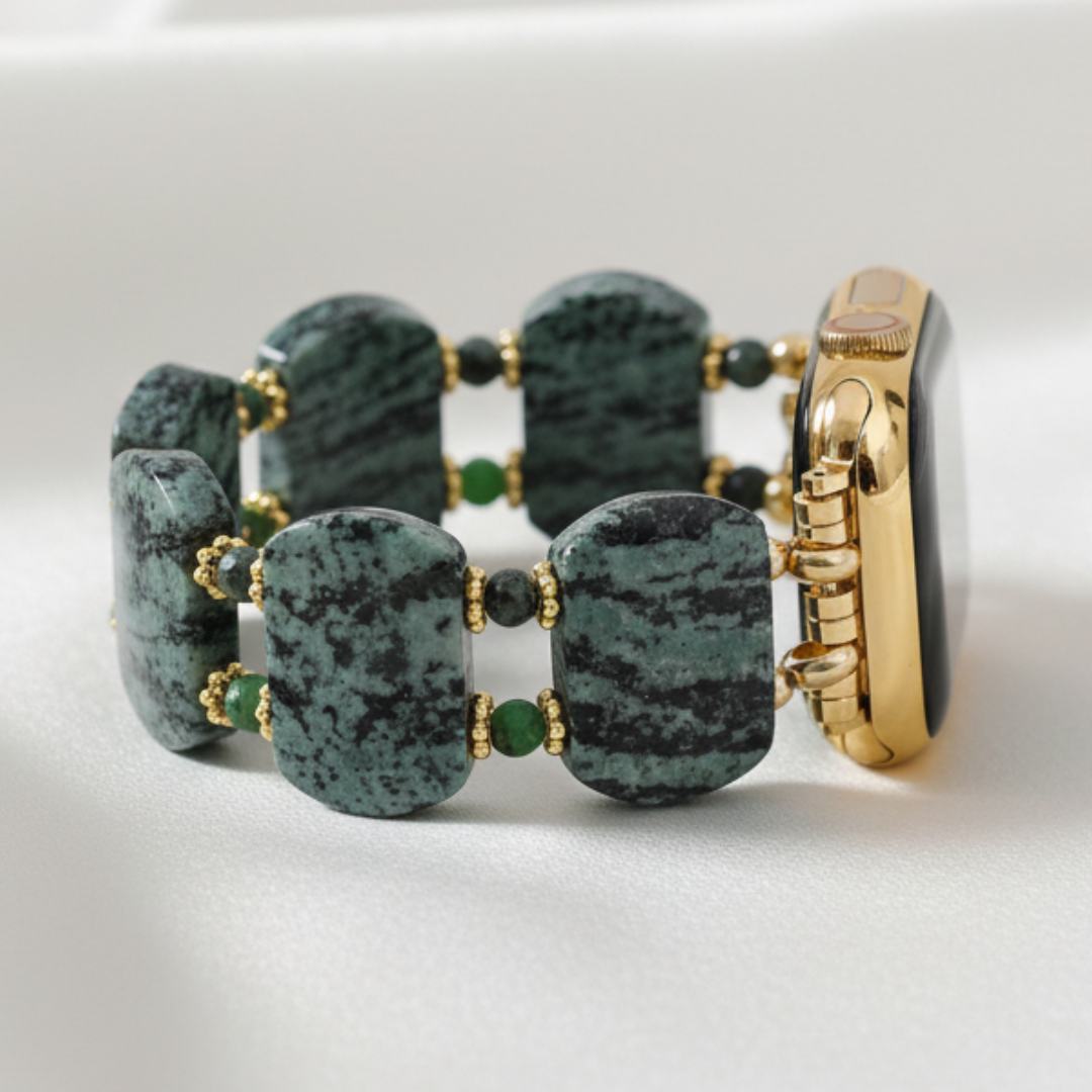 Pulseira de Musgo Esmeralda Taxoite para Apple Watch