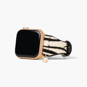 Pulseira de couro Zebra Luxe para Apple Watch