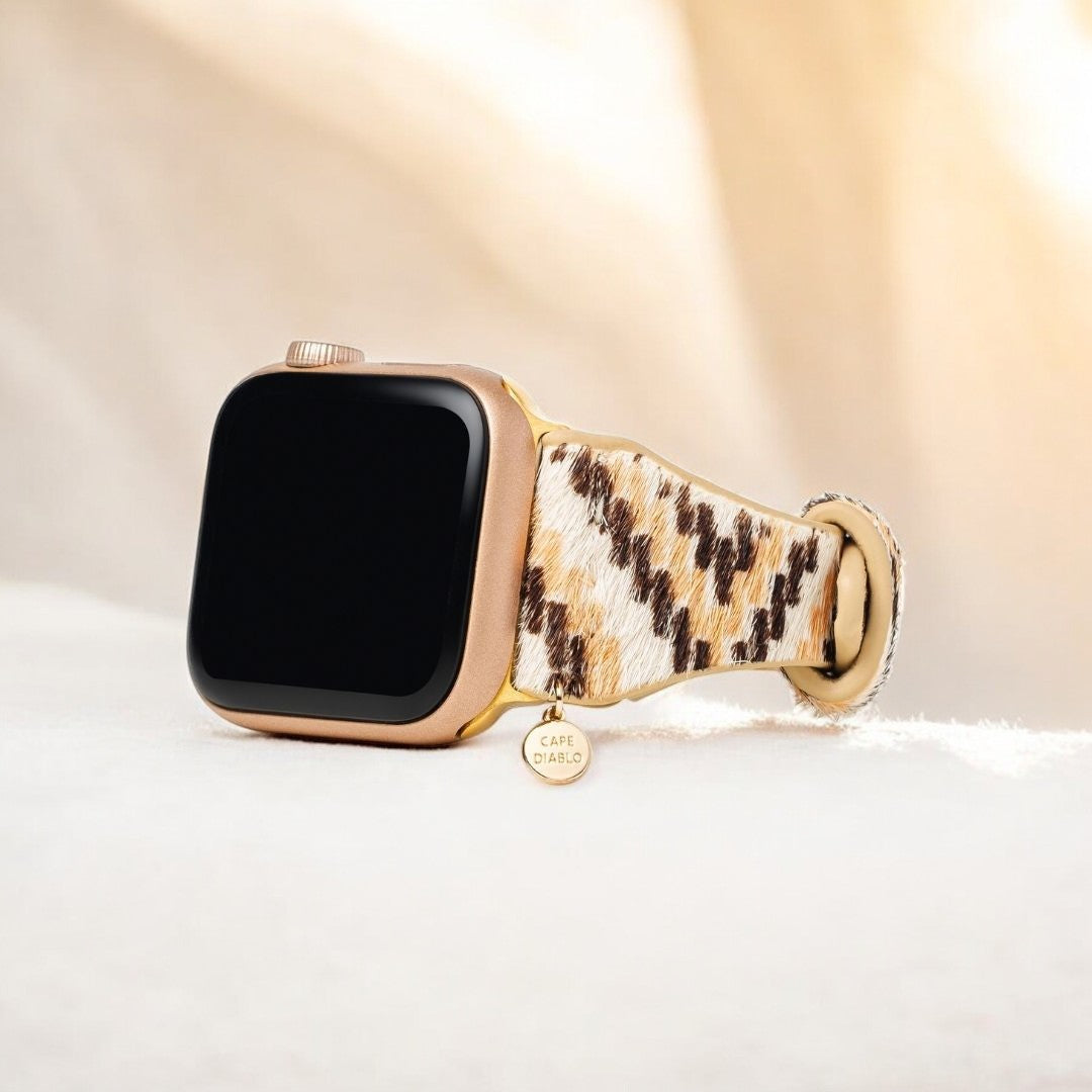 Pulseira de Couro Ebony Escalade para Apple Watch