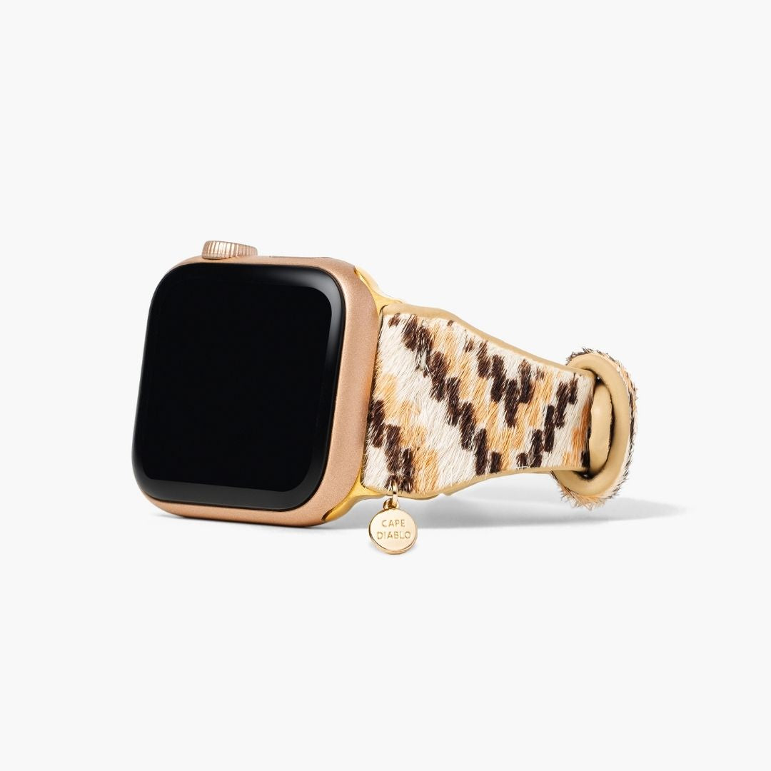 Pulseira de couro Ebony Escalade para Apple Watch