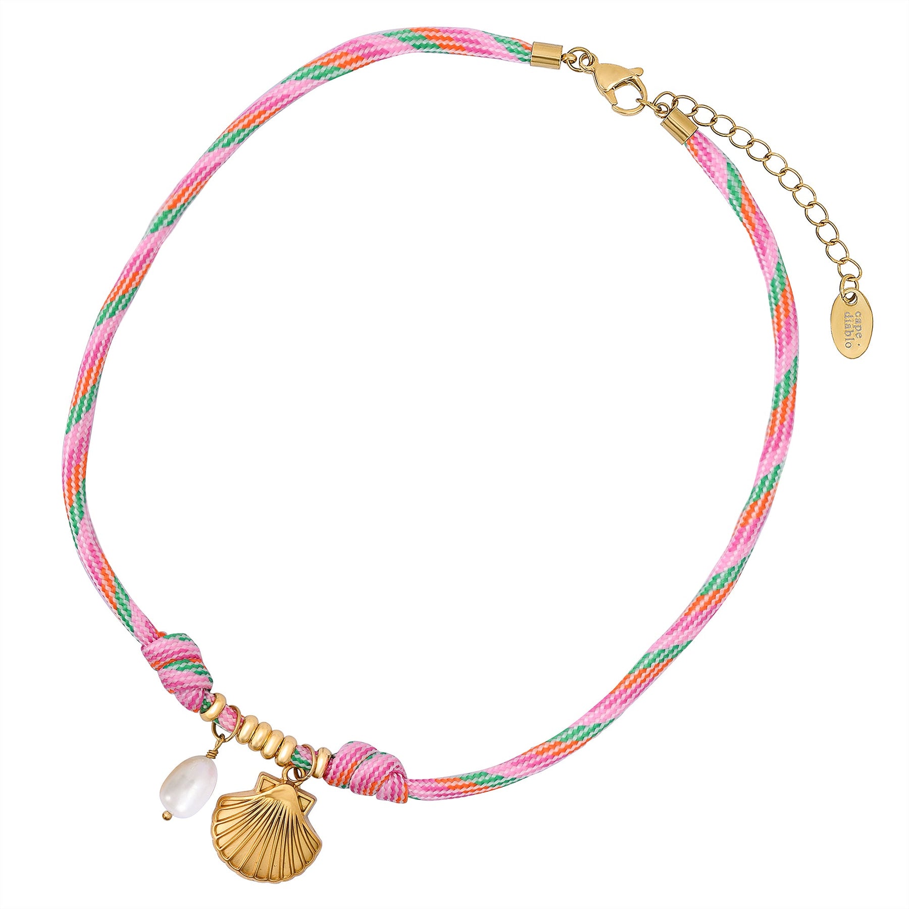 Colar com Pingente de Concha à Beira-Mar