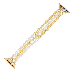 Pulseira Elástica Golden Pearl para Apple Watch