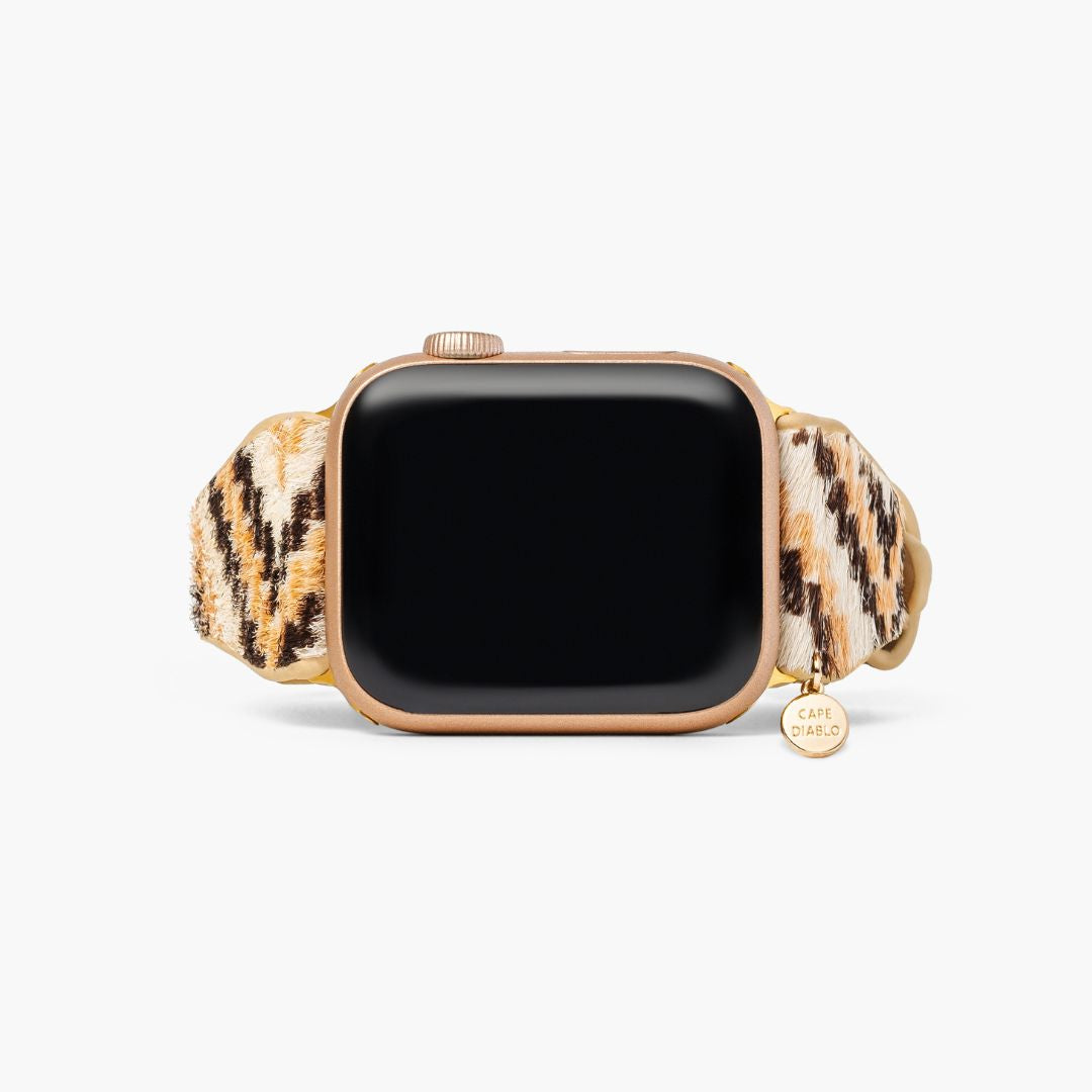 Pulseira de couro Ebony Escalade para Apple Watch