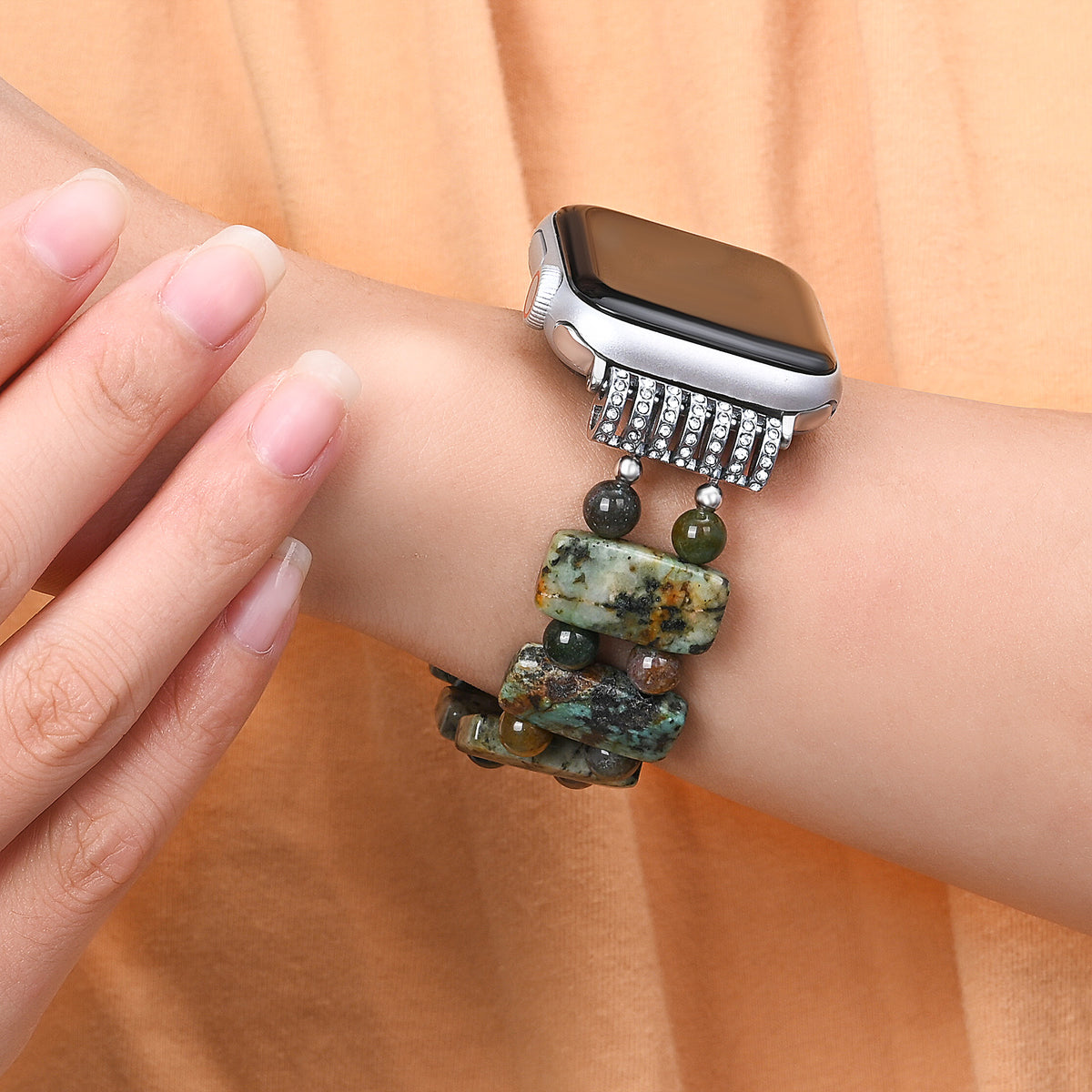 Pulseira Apple Watch Elasticizada Floresta Antiga