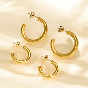 Brincos de Argola Chic Luxe