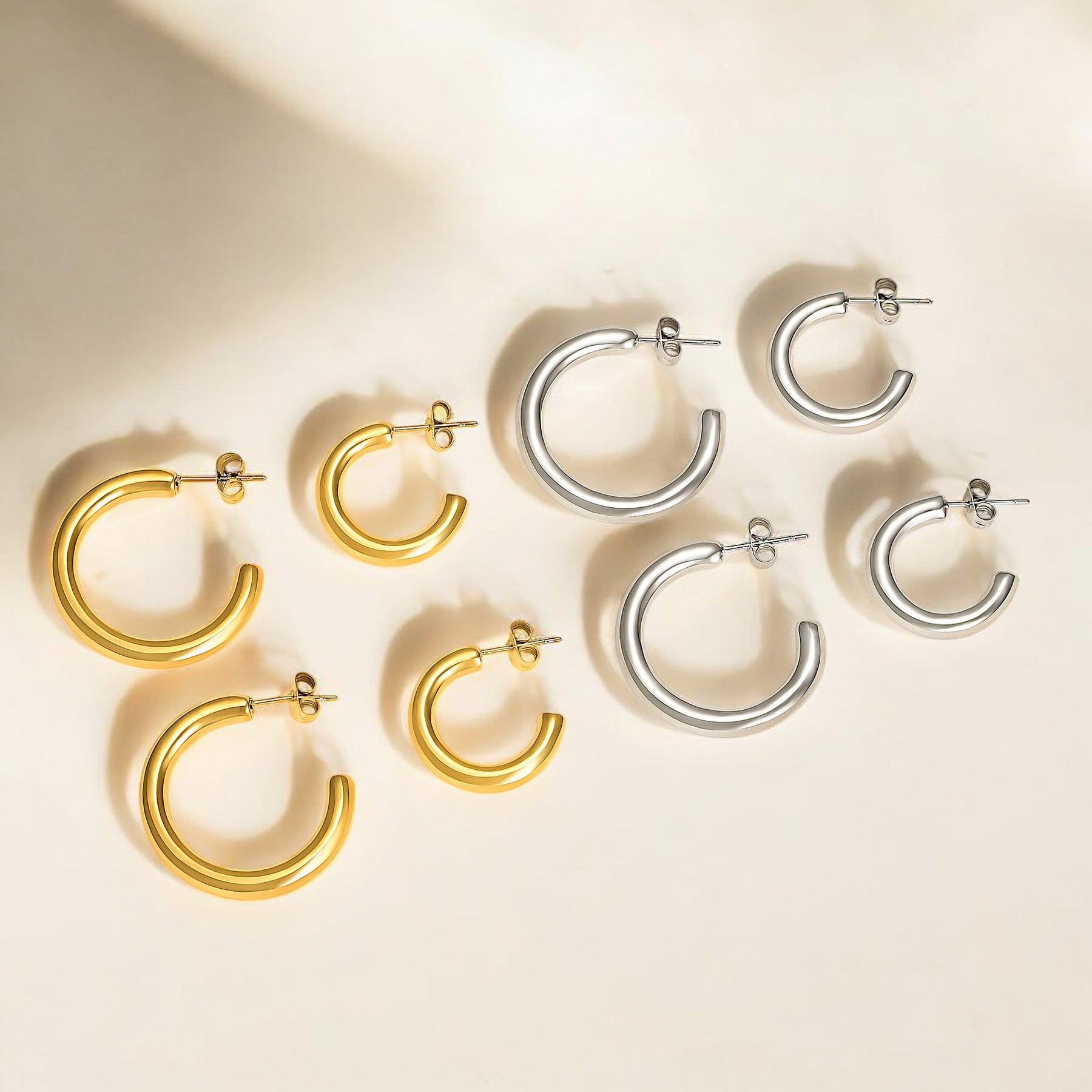 Brincos de Argola Chic Luxe