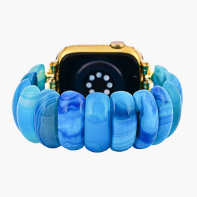 Pulseira de Apple Watch de Agata Lagoa Azul