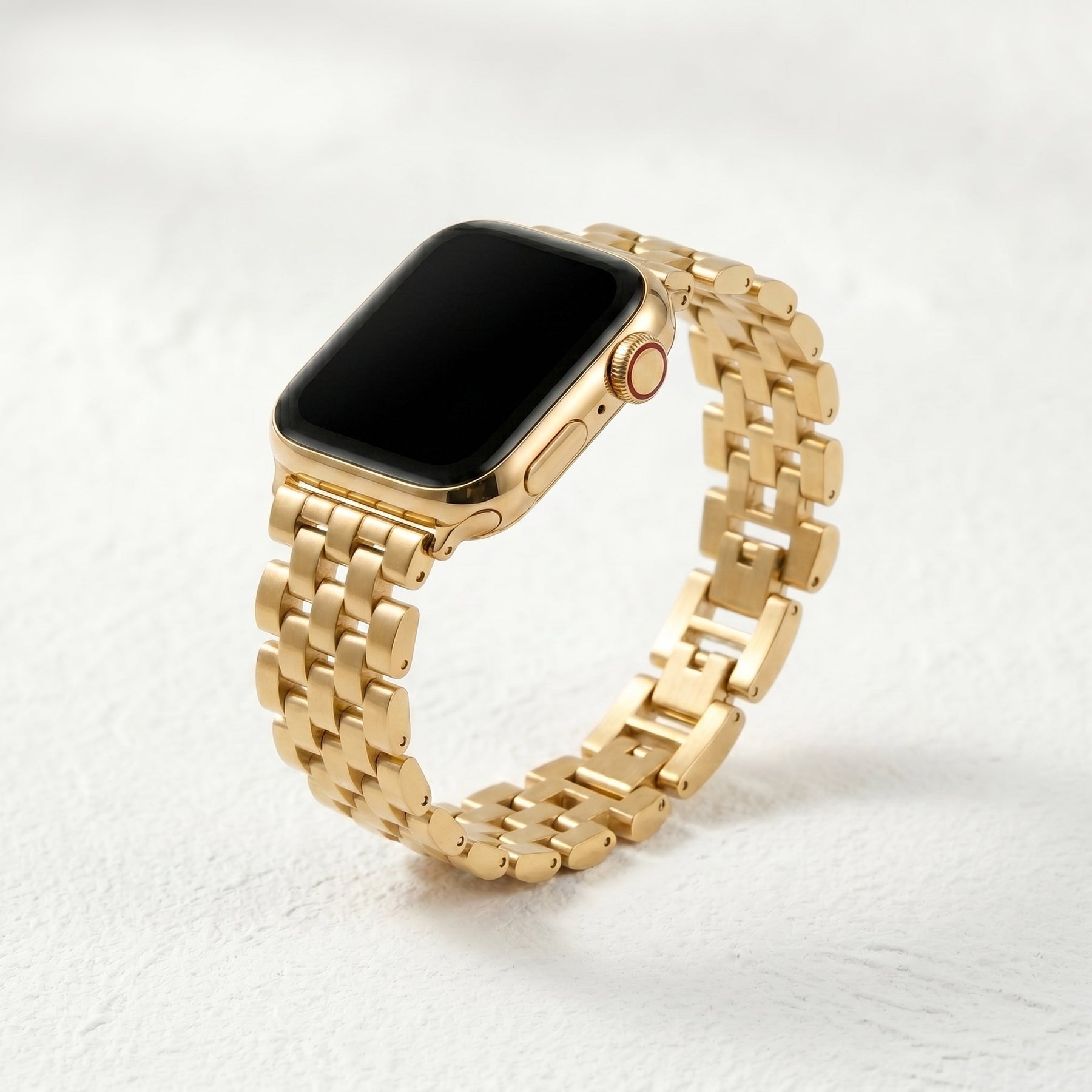 Pulseira Luxuosa Golden Chic para Apple Watch