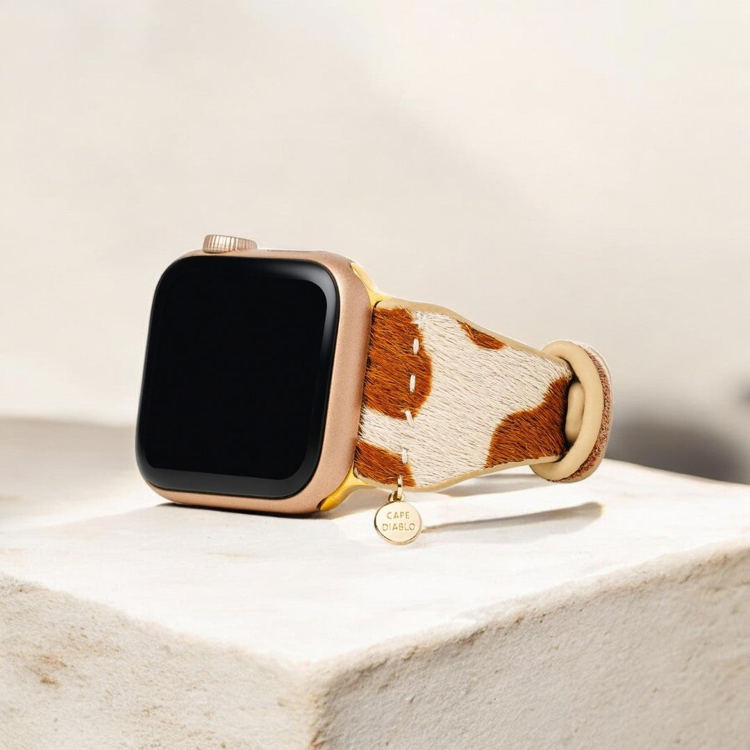 Pulseira de Couro Fina Savannah para Apple Watch