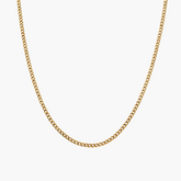 Corrente Cubana (Ouro) 4mm